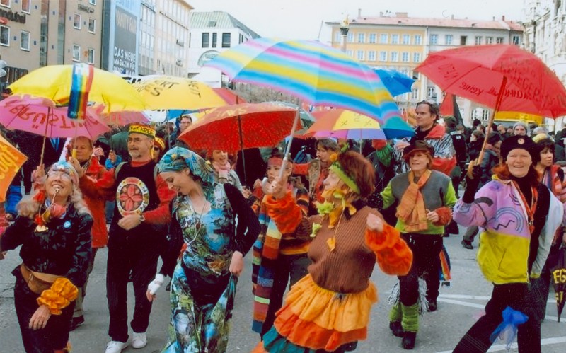 Samba-Gruppe von Attac München auf der Siko